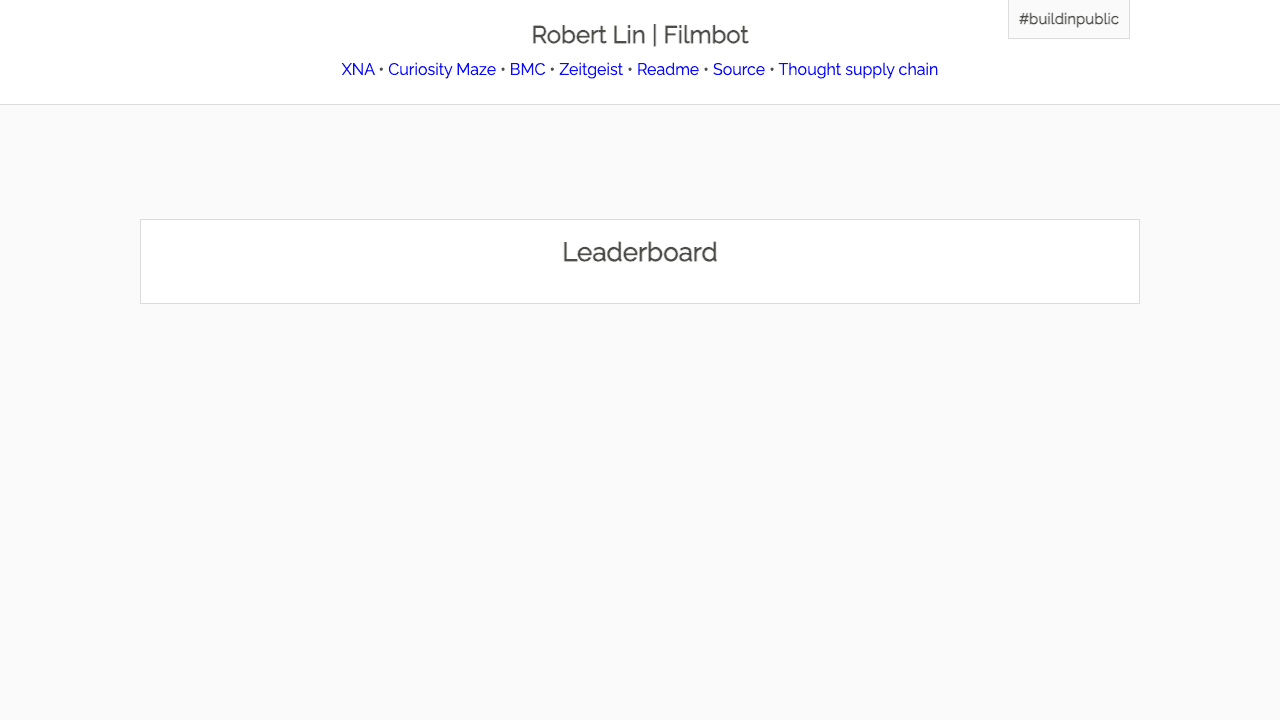 Screenshot of filmbot