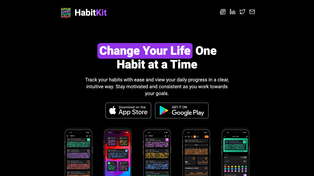 Screenshot of HabitKit