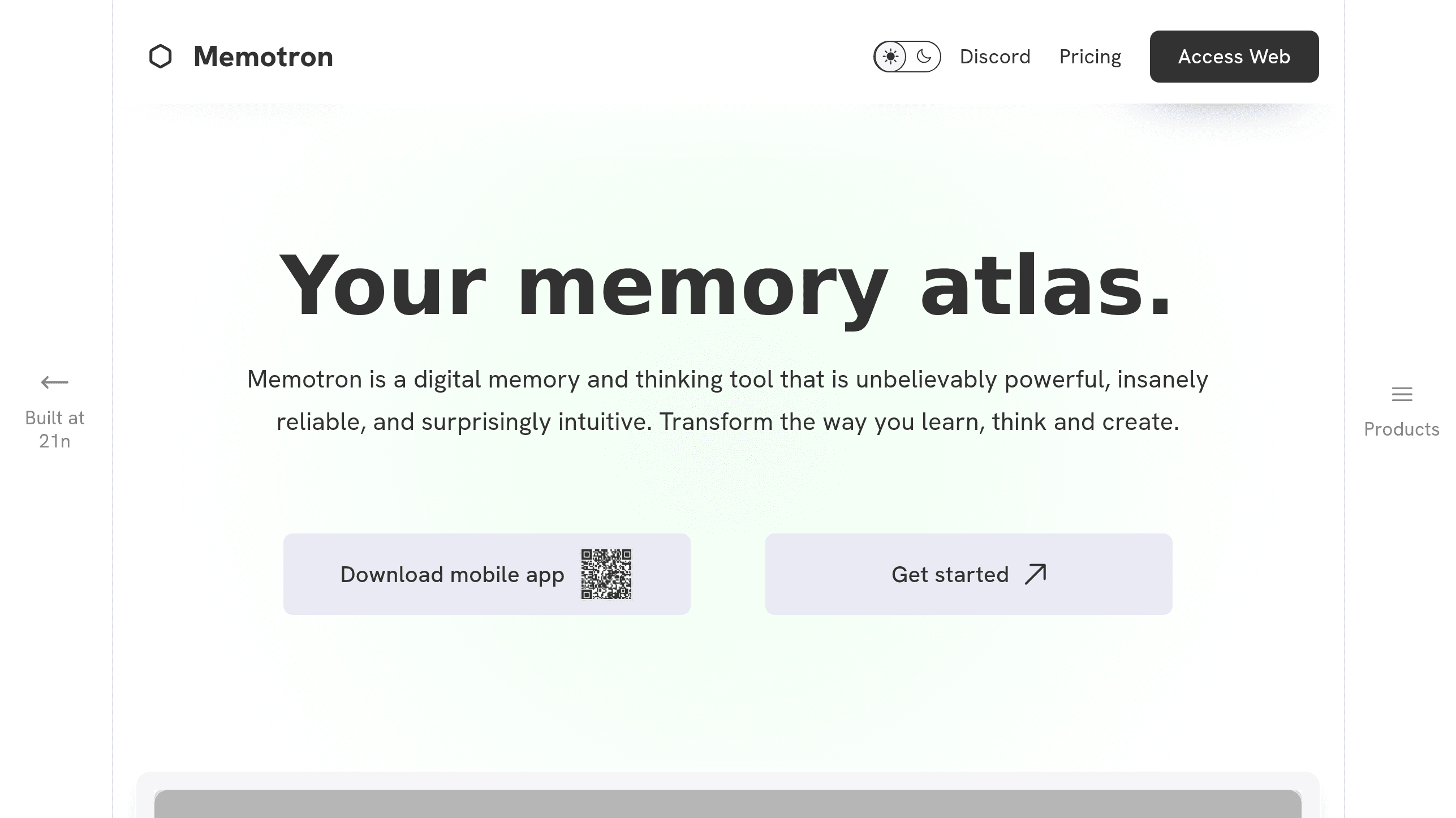 Screenshot of Memotron