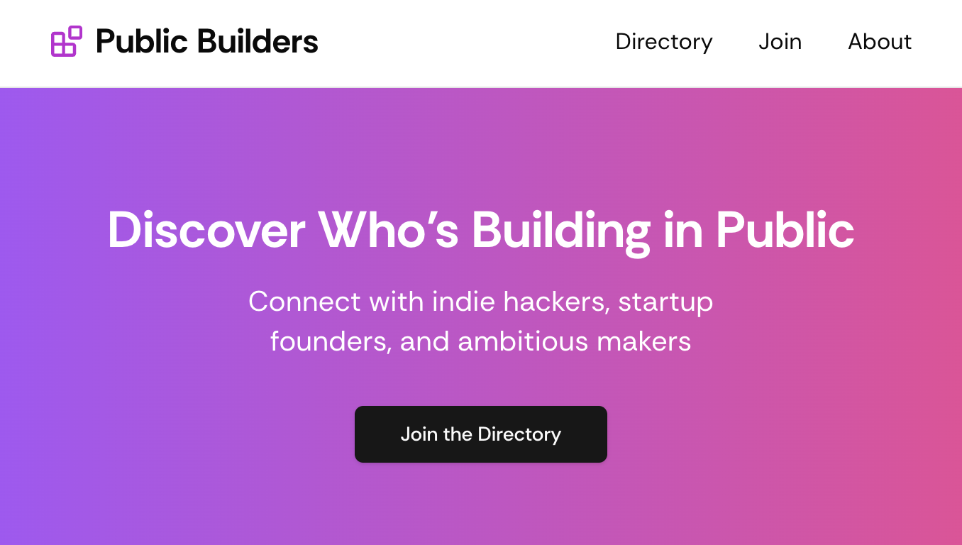 Public Builders product image